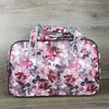 Travel Bag - Light Pink with Purple Roses - Something From Home - South African Shop