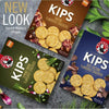Bakers Pyotts Kips Beef Biltong Flavoured Crackers - 200g package with crackers and beef biltong imagery.