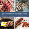 Natural sheep casings 19-21mm, perfect for homemade sausages and snack sticks.