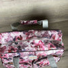 Travel Bag - Light Pink with Purple Roses - Something From Home - South African Shop