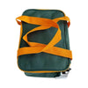 Springbok 6-pack Cooler Bag in green and gold with orange straps, 6-can capacity.