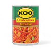 Koo Chakalaka (EXTRA Hot) - 410g from South African Shop in New Zealand – Something From Home.