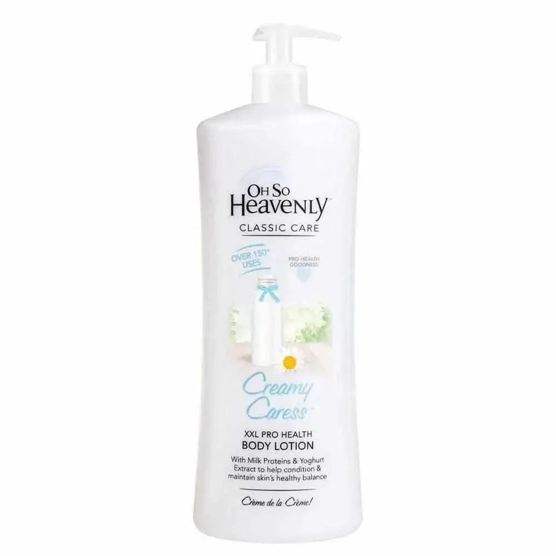 Oh So Heavenly Classic Care Creamy Caress body lotion 1L bottle for intense skin hydration and nourishment