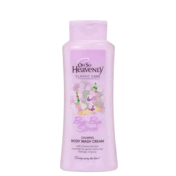 Oh So Heavenly Classic Care Body Wash Bye Bye Stress 720ml with calming lavender and chamomile fragrance