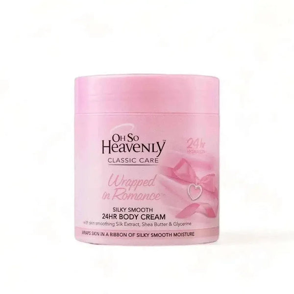 Oh So Heavenly Classic Care Body Cream Wrapped in Romance 470ml luxurious moisturizing cream with silk extract and shea butter