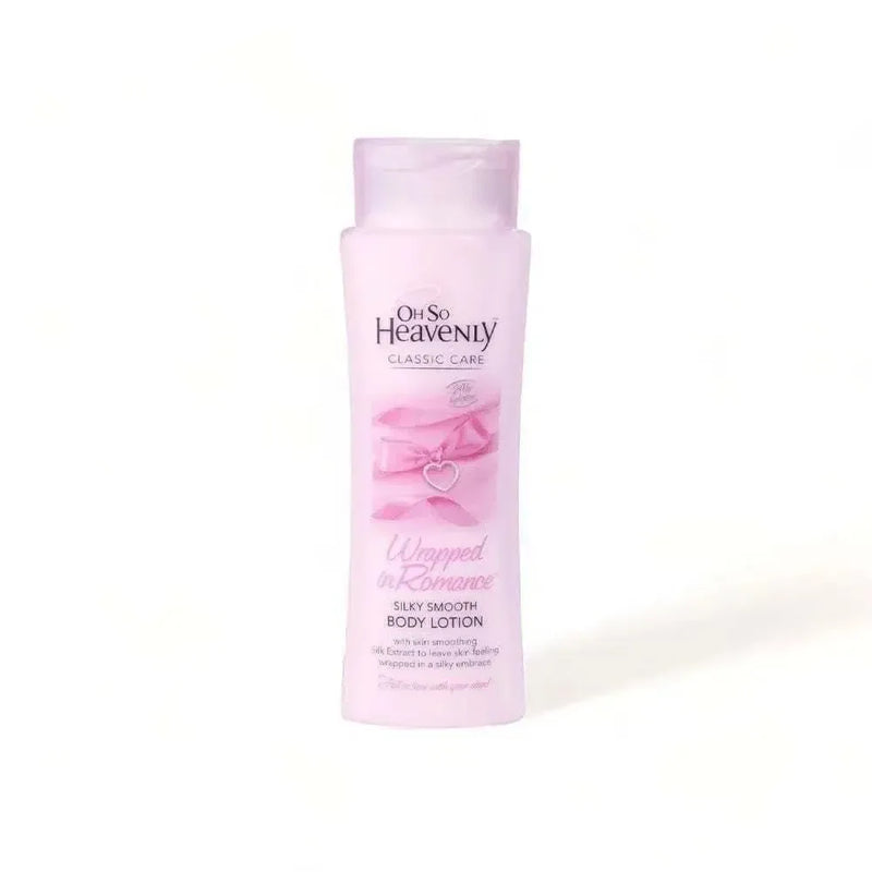 Oh So Heavenly Classic Care Wrapped In Romance body lotion 375ml with silky texture and fruity floral fragrance