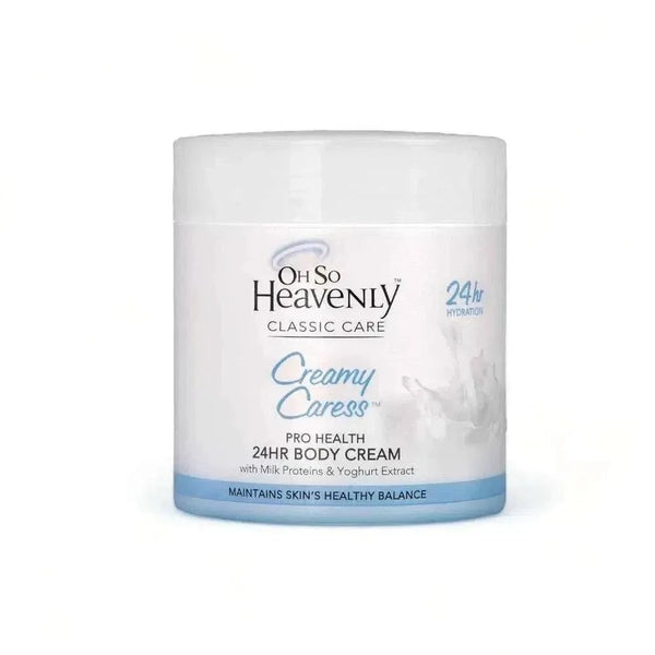 Oh So Heavenly Classic Care Body Cream Creamy Caress 470ml moisturizing skin care with milk proteins and yoghurt extract