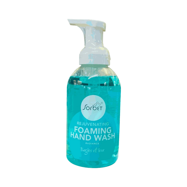 Sorbet Foaming Hand Wash Rejuvenating 500ml bottle with kiwi and collagen ingredients for gentle cleansing