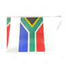 South African flag bunting with 20 weather-resistant flags on a 5m ribbon for celebrations and events