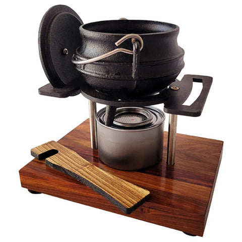 3-Leg (#1/4 Size 0.7L) Potjie Burner with stand - LAUNCH SPECIAL - Something From Home - South African Shop