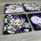 South African Shop - Coasters - Blue Summer Proteas (Set of 4)- - Something From Home