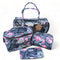 Cosmetic & Toiletry Bag Set - Blue-Green with Proteas (4 Piece) - Something From Home - South African Shop