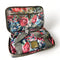 Cotton Road GREY PVC Fold away WEEKENDER Travel Bag with FLOWERS - Something From Home - South African Shop
