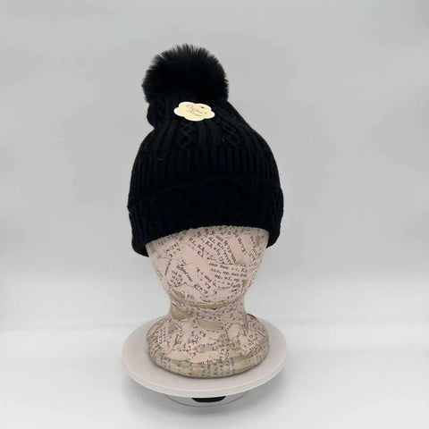 South African Shop - Cotton Road Knitted Beanie - Black- - Something From Home
