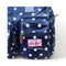 Cotton Road NAVY PVC Overnight Travel / Vanity Bag with DOTS - Something From Home - South African Shop