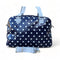 Cotton Road NAVY PVC Overnight Travel / Vanity Bag with DOTS - Something From Home - South African Shop