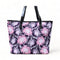 Cotton Road PURPLE Canvas Shopper/ Overnight Bag with PROTEAS - Something From Home - South African Shop