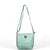 South African Shop - Cotton Road Sling Bag - Green PU Leather with Weave Effect- - Something From Home