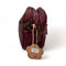 Cotton Road Sling bag - Maroon PU Leather with Embossed Flowers - Something From Home - South African Shop