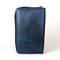 Cotton Road Small Wallet - Navy PU Leather with Protea - Something From Home - South African Shop