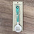South African Shop - Enamel Sugar Spoon - Feeling Happy (Flower)-Turquoise- - Something From Home