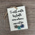 South African Shop - Gift Tag - I Will Walk By Faith-White- - Something From Home