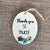 South African Shop - Gift Tag - Thank You-White- - Something From Home