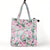 South African Shop - Handbag - Light Green PVC with Pink Proteas- - Something From Home
