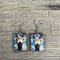 Hanging Earrings - Postage Stamp with A Donkey's Nose - Something From Home - South African Shop