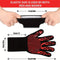 Heat resistant "Braai" gloves - Red & Black - LAUNCH SPECIAL - Something From Home - South African Shop