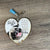 South African Shop - Key Tag - Wooden Heart Smile- - Something From Home