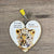 South African Shop - Key Tag - Wooden Heart Your Peace- - Something From Home