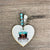 South African Shop - Key Tag - Wooden Heart with Inspiring Words- - Something From Home