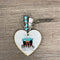 Key Tag - Wooden Heart with Inspiring Words - Something From Home - South African Shop