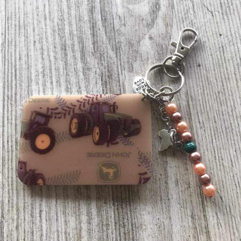 Keyring - John Deere Tractor - Something From Home - South African Shop