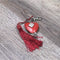 Keyring - Red Heart with "Hope" - Something From Home - South African Shop