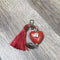 Keyring - Red - Heart with Tree of life - Something From Home - South African Shop