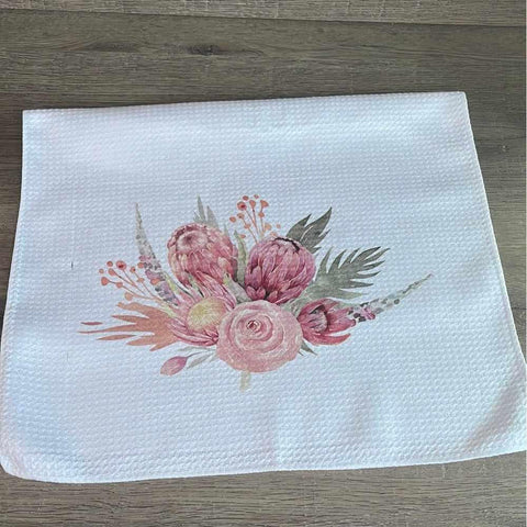 Microfibre Printed Dishcloth - Proteas Bouquet Large - Something From Home - South African Shop