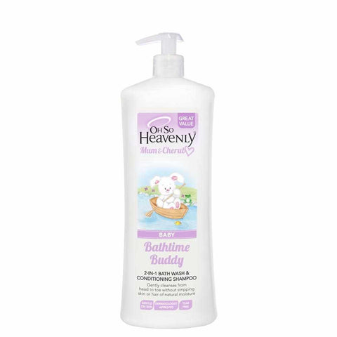 Mum & Cherub Baby 2-In-1 Bath Wash & Conditioning Shampoo (1L) - Something From Home - South African Shop