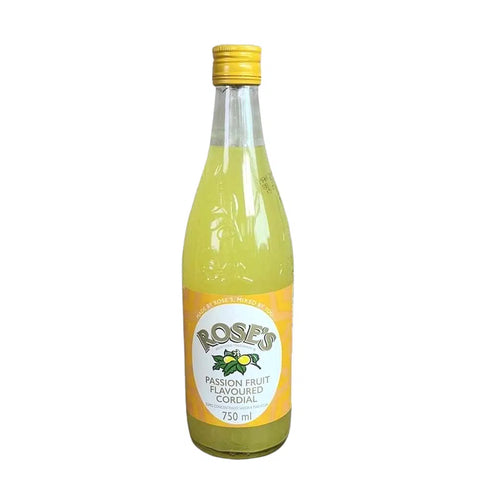 Roses Cordial - Passionfruit 750ml - Something From Home - South African Shop