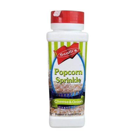 Scalli's - Popcorn Sprinkle Cheese & Onion 500ml - Something From Home - South African Shop