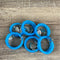 Serviette Rings - Light blue large beads - 6 pack - "Made with Love" - Something From Home - South African Shop