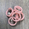 Serviette Rings - Pink Large Beads - 6 pack - "Made with Love" - Something From Home - South African Shop
