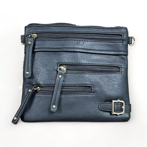 Sling Bag - PU leather Black - Something From Home - South African Shop