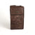 South African Shop - Sling Wallet with Cellphone Pouch - Brown PU Leather with Embossed Protea- - Something From Home