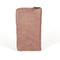 Sling Wallet with Cellphone Pouch - Pink PU Leather with Embossed Protea - Something From Home - South African Shop