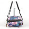 Sling bag -Canvas With Purple Flowers - Something From Home - South African Shop