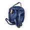 Small Backpack - Navy with Flowers PU Leather - Something From Home - South African Shop