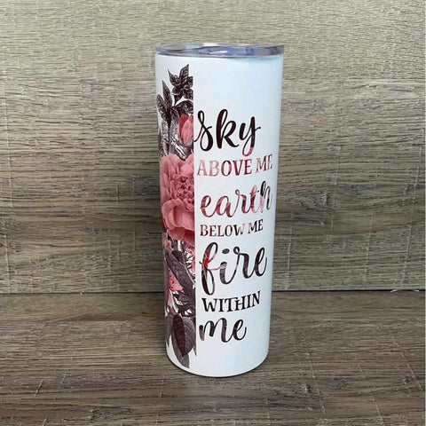 South African Shop - Stainless Steel Tumbler - "Sky Above Me" Colour Changing (600ml)- - Something From Home