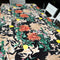 South African Shop - Tablecloth - Black with Orange Flowers- - Something From Home